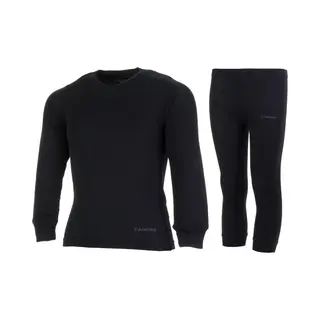 Campri Thermoset Shirt + Broek - Maat 152 - Unisex - Zwart