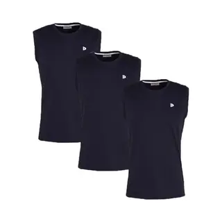 3-Pack Donnay - T-shirt Zonder Mouw (Stan) - Sportshirt - Heren - Navy (010) - Maat Xxl