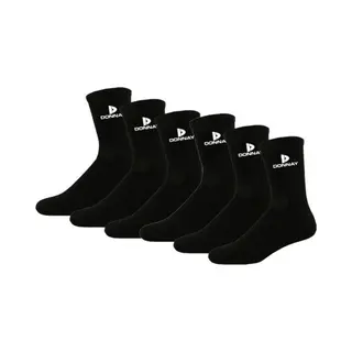 6-Pack Donnay Sportsokken - Heren - Black (020) - Maat 39-42