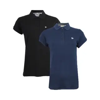 2-Pack Donnay - Polo Pique (Lisa) - Poloshirt - Dames - Black/Navy (919) - Maat M