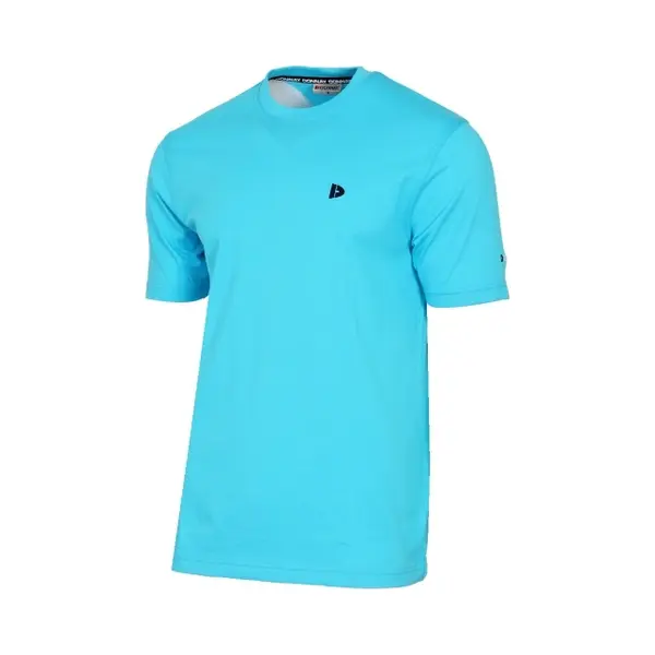 Donnay - T-shirt (Vince) - Sportshirt - Heren - Turquoise (024) - Maat M thumbnail