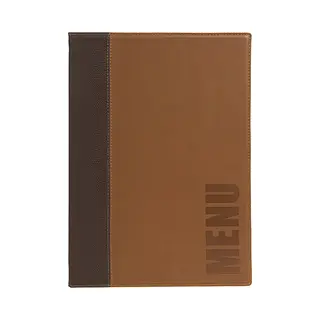 Securit Mc-TRA4-Lb A4 Leer, Pu kunststof, Kunststof Bruin 1 stuk(s)