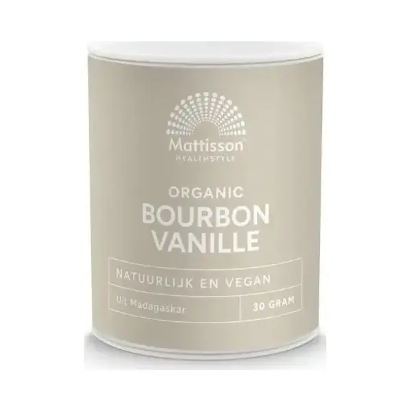 Mattisson - Biologische Bourbon Vanille Poeder - 100% Natuurlijk - 30 Gram thumbnail