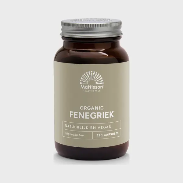 Mattisson - Biologische Fenegriek 330mg - Fenugreek Supplement - Fenegriek Zaad - 120 Capsules thumbnail