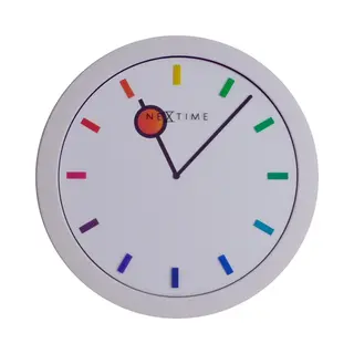 Color Change Wandklok Wit - NeXtime