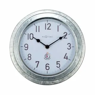NeXtime Poppy Mechanische klok Rond Zilver