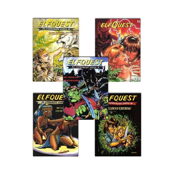 Elfquest Stripboeken Pakket (5 Verschillende Edities) #2 | Stripboek, Stripboeken Nederlands. Stripboeken Kinderen, Stripboeken Nederlands Volwassenen thumbnail