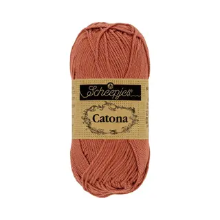 Scheepjes Scheppjes Catona 50g (504) - Brick Red