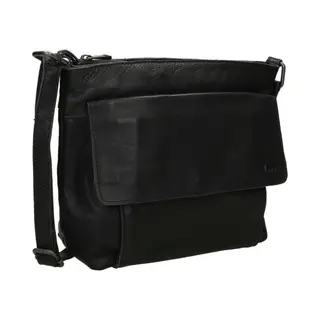 Bear Design Kleine Crossbodytas / Schoudertas Dames - Leer - Rai - Zwart