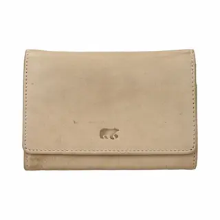 Bear Design Damesportemonnee "Flappie" Cl 15572 - Klassiek Design Lederen Portemonnee - Portemonnee Met Kaartvakken, Muntvak En Geldvakken