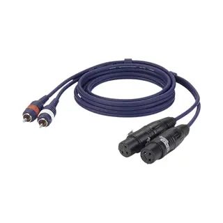 Dap Audio 2 Xlr Female To 2 Rca Connector 3m
