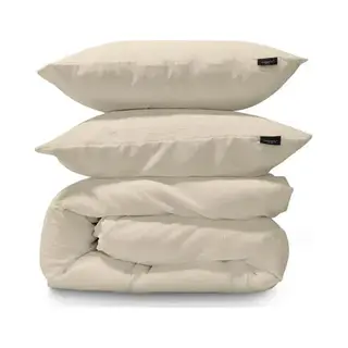 Zydante® Dekbedovertrekset Mousseline Micro 140x220 - Zand - Met 1 Kussensloop