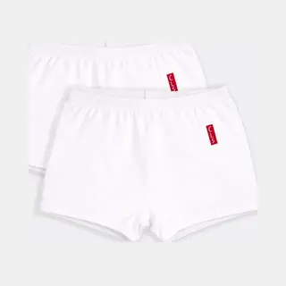 Claesen's® - Meisjes Boxershort 2-Pack WitCL 733-White-2