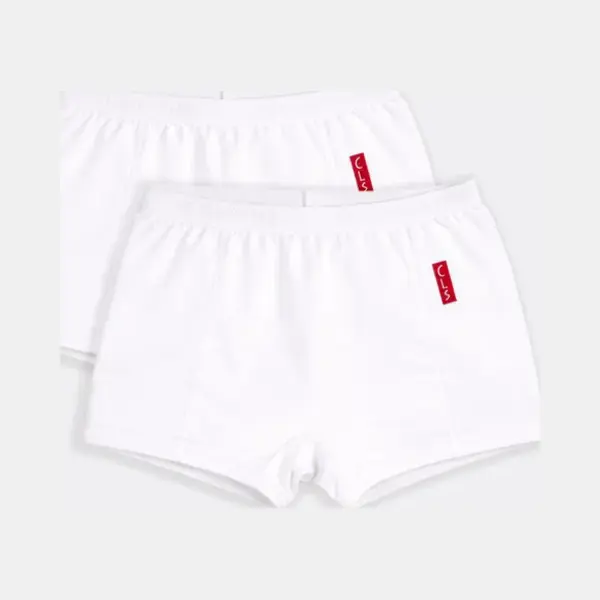 Claesen's® - Meisjes Boxershort 2-Pack WitCL 733-White-2 thumbnail