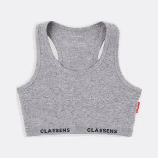 Claesen's® - Meisjes Croptop 1-Pack GrijsCL 7511-Grey-2