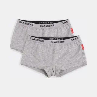 Claesen's® - Meisjes Hipster 2-pack GrijsCL 739-Grey-8