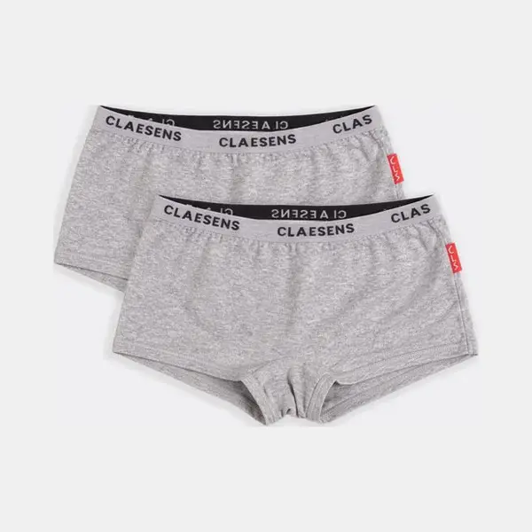 Claesen's® - Meisjes Hipster 2-pack GrijsCL 739-Grey-8 thumbnail