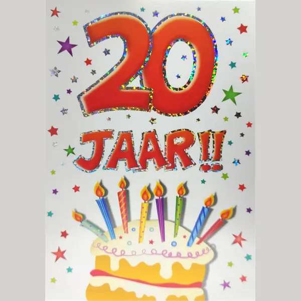 Artige Verjaardagskaart - That Funny Age - 20 Jaar - Met Envelop thumbnail