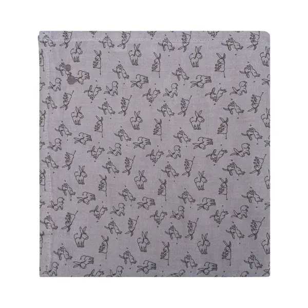 Hydrofiele Doek 120 X 120cm - Baby Wikkeldoek - Slaapdoek Cloudy Grey - Grijs - Snoozebaby thumbnail