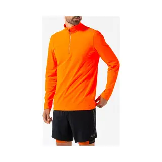 Falcon - Greyhound - Hardloop T-shirt Lange Mouw Zomer Heren - Oranje