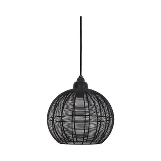 Light & Living Hanglamp Milla - Zwart - Ø32cm - Modern - Hanglampen Eetkamer, Slaapkamer, Woonkamer