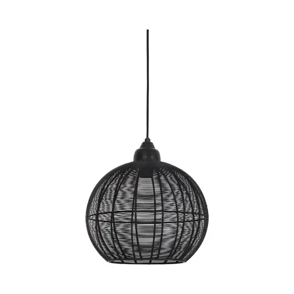 Light & Living Hanglamp Milla - Zwart - Ø32cm - Modern - Hanglampen Eetkamer, Slaapkamer, Woonkamer thumbnail