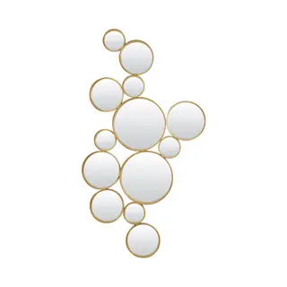 Light & Living - Spiegel Cielo - 127x3.5x64.5cm - Goud