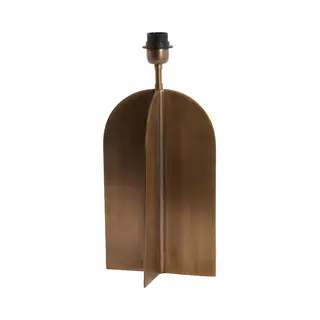 Light & Living Tafellamp Molago 40cm - Antiek Brons (excl. Kap)