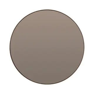 Light & Living Ronde Spiegel Espejo 116cm - Bruin