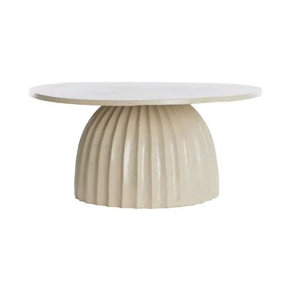 Light & Living Ronde Salontafel Veglia 70cm - Zand thumbnail