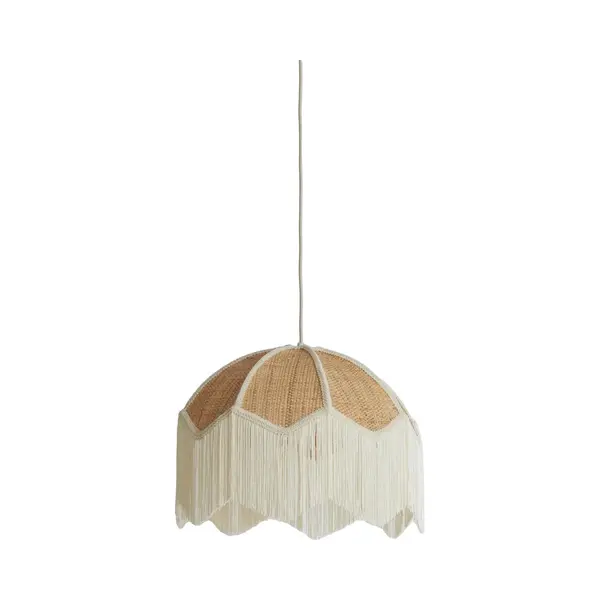 Light & Living Hängeleuchte - Malacia - Beige - Raffia Textil - - Light&living thumbnail