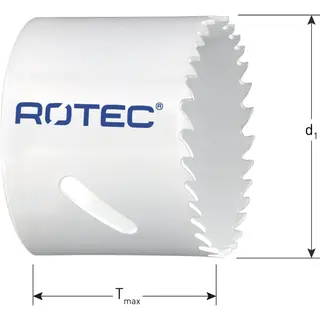 Rotec Hss Bi-Metaal Gatzaag 70 Mm