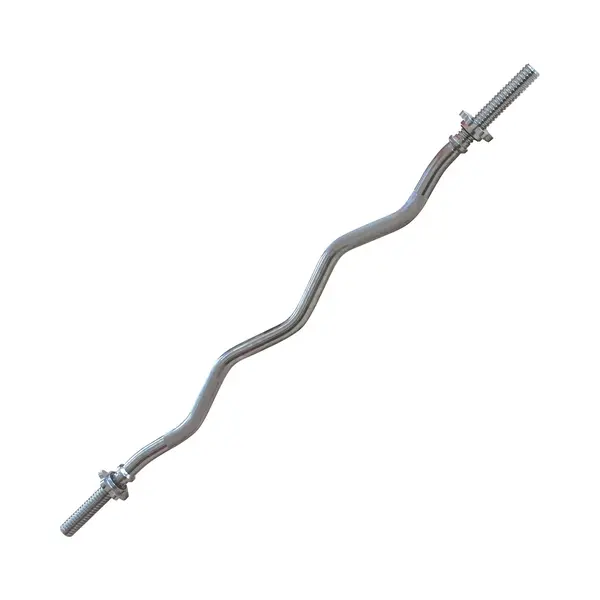 Tunturi Kurzhantelstange – Curlstange – Alanhead – 120 Cm – 30 Mm – Schraubverschluss thumbnail