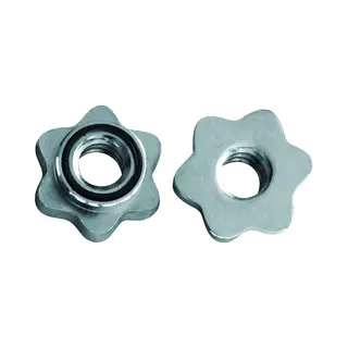 Tunturi Gewichtsverschlüsse - Schraubverschlüsse - Langhantelverschlüsse - 30mm - 2St.