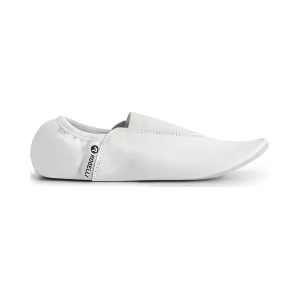 Rogelli Gymnastikschuhe Unisex - Turnschläppchen Für Damen & Herren - Flexibel, Rutschfest & Atmungsaktiv - Schläppchen Für Tanz & Sport - Weiß thumbnail