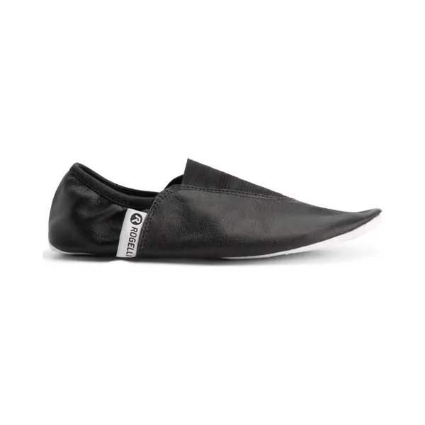 Rogelli Gymnastikschuhe Unisex - Turnschläppchen Für Damen & Herren - Flexibel, Rutschfest & Atmungsaktiv - Schläppchen Für Tanz & Sport - Schwarz thumbnail