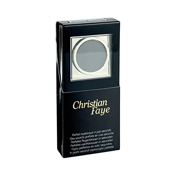 24 Hour Eyebrow Kit In Charcoal By Christian Faye, Includes Long-lasting Brow Powder, Application Brush & Brow Stencils thumbnail