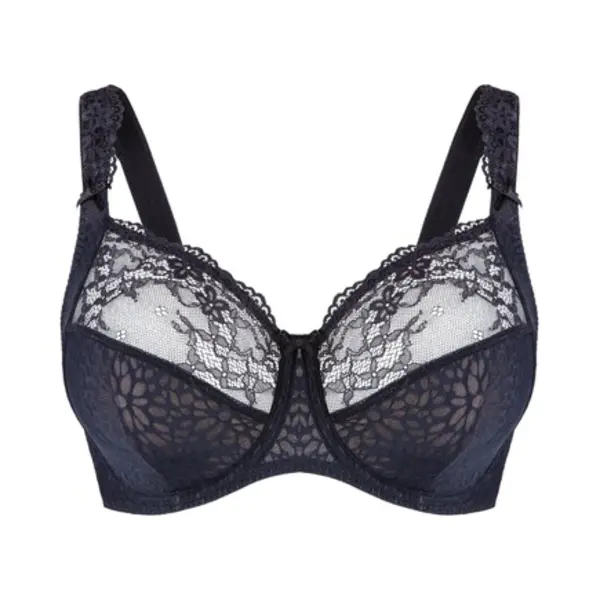 LingaDore - Daily Full-Coverage Bh Zwart/Nude - Maat 100D - Zwart/Beige thumbnail