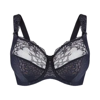 LingaDore - Daily Full-Coverage Bh Zwart/Nude - Maat 105D - Zwart/Beige
