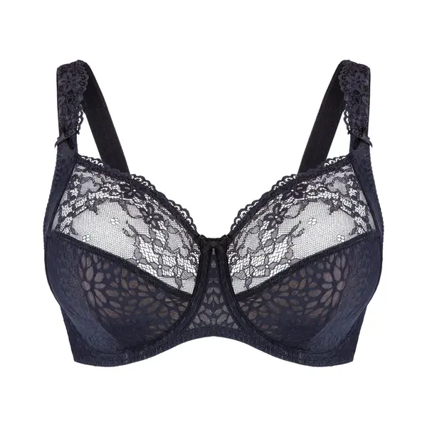 LingaDore - Daily Full-Coverage Bh Zwart/Nude - Maat 105D - Zwart/Beige thumbnail
