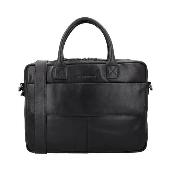 Micmacbags Porto Laptoptas 15, 6 Inch (38 Cm) - Zwart (15.60"), Laptoptas, Zwart thumbnail