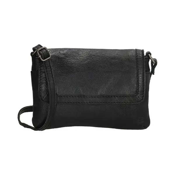Beagles Maspalomas Crossbody Schoudertas - Leren Dames Tas - Zwart thumbnail