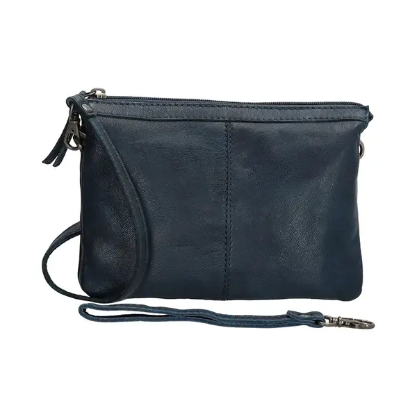 Beagles Maspalomas Crossbody Schoudertas - Leren Dames Tas - Blauw thumbnail