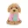 Bruin, roze