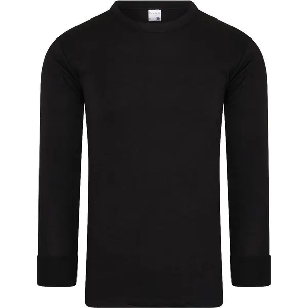Beeren Heren Thermo Shirt Lange Mouw - Zwart - Maat L thumbnail