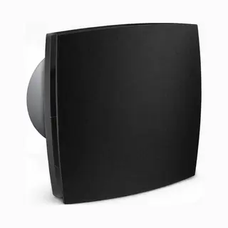 Wahlbach Badkamerventilator 125 Mm Vochtsensor/timer Mat Zwart Silent