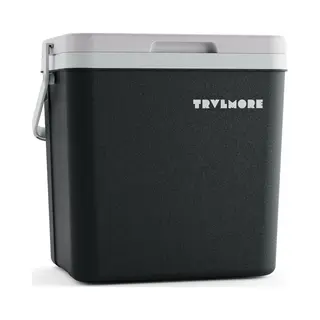 Trvlmore Koelbox 26L - 65 Uur Koeling - Frigobox - Inclusief 2 Koelelementen - Antraciet
