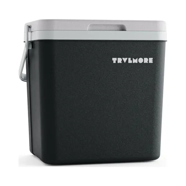 Trvlmore Koelbox 26L - 65 Uur Koeling - Frigobox - Inclusief 2 Koelelementen - Antraciet thumbnail