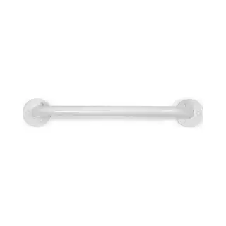 Vermeiren.be Wandbeugel Izzy Staal 30 Cm Wit - Handgreep Douche En Toilet