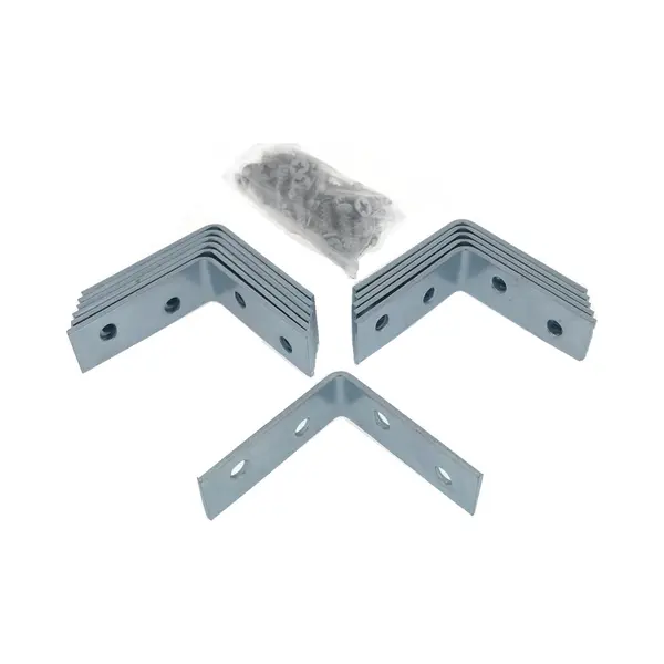 Benson Hoekankers - 12x - Met Schroeven - Metaal - 40 X 40 X 15 Mm - Stoelhoeken - Hoekverbinders thumbnail